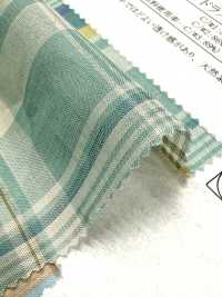 35528 80 % Thread Organic Cotton Lawn Madras Check[Textile / Fabric] SUNWELL Sub Photo