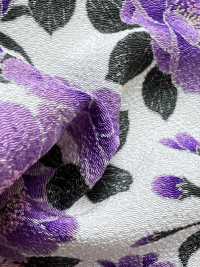 KKP2338-D-YAEZAKURA Futako Chirimen Double Cherry Blossom[Textile / Fabric] Uni Textile(Komon Studio) Sub Photo