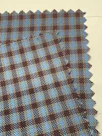 3SG042 Recycled Polyester Oxford Plaid[Textile / Fabric] Chambray Sub Photo