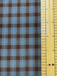 3SG042 Recycled Polyester Oxford Plaid[Textile / Fabric] Chambray Sub Photo