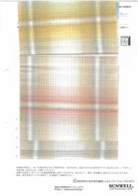 35527 Yarn-dyed Organic Cotton/ Linen/ Ramie Lawn Pale Ombre[Textile / Fabric] SUNWELL Sub Photo