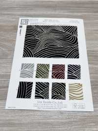 KKP3338-D1134 Futako Chirimen Cherry Blossom Snowstorm[Textile / Fabric] Uni Textile(Komon Studio) Sub Photo