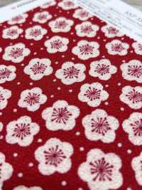 KKP3338-D-UMEARARE Futako Chirimen Plum Rice Crackers[Textile / Fabric] Uni Textile(Komon Studio) Sub Photo