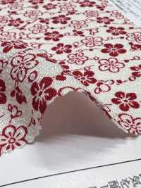 KKP3338-D-NAGAREUME Futako Chirimen Flowing Plum Blossoms[Textile / Fabric] Uni Textile(Komon Studio) Sub Photo