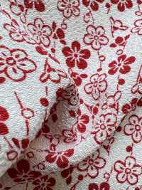 KKP3338-D-NAGAREUME Futako Chirimen Flowing Plum Blossoms[Textile / Fabric] Uni Textile(Komon Studio) Sub Photo