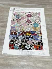KKP2338-D-SKRZKS Futako Chirimen Cherry Blossoms[Textile / Fabric] Uni Textile(Komon Studio) Sub Photo