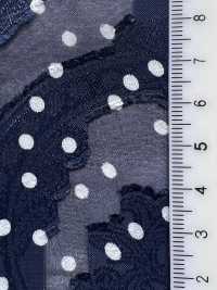 KKP4193-D301-9 Chiffon Cut Jacquard[Textile / Fabric] Uni Textile(Komon Studio) Sub Photo