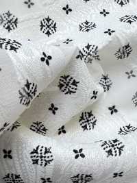 KKP4193-D301-123 Chiffon Cut Jacquard Monochromatic Print[Textile / Fabric] Uni Textile(Komon Studio) Sub Photo