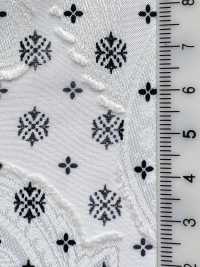 KKP4193-D301-123 Chiffon Cut Jacquard Monochromatic Print[Textile / Fabric] Uni Textile(Komon Studio) Sub Photo