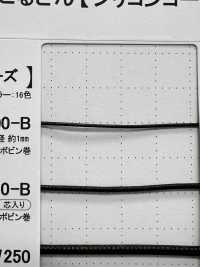 SW-100B Silicone Coated Cord 1mm[Ribbon Tape Cord] Cordon Sub Photo