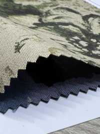 7026-1730-1 Linen Loomstate With Large Flowers[Textile / Fabric] HOKKOH Sub Photo