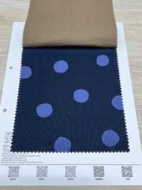 7026-1720-6 21W Corduroy Hand-painted Circle[Textile / Fabric] HOKKOH Sub Photo