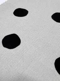 7026-1720-6 21W Corduroy Hand-painted Circle[Textile / Fabric] HOKKOH Sub Photo