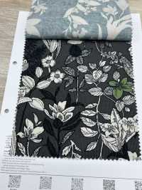 4026-1755-5 21W Corduroy Embroidered Floral Pattern[Textile / Fabric] HOKKOH Sub Photo