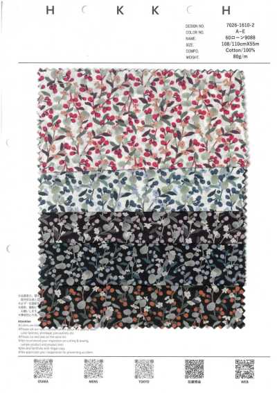 60 Lawn 9088 Fruit Pattern