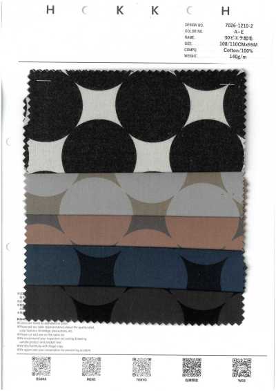 7026-1210-2 30 Viyella Brushed Sticky Dot