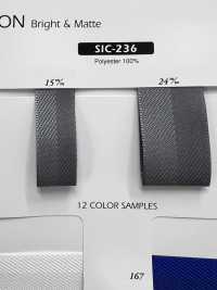 SIC-236 Twill Ribbon (Bright & Matte)[Ribbon Tape Cord] SHINDO(SIC) Sub Photo