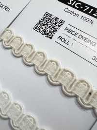 SIC-7129 Cotton Lace Braid[Ribbon Tape Cord] SHINDO(SIC) Sub Photo