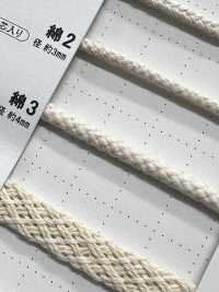 C3 Natural Material Cord PART1 Cotton 3 Round Cord 4.0mm[Ribbon Tape Cord] Cordon Sub Photo