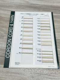 C442A Natural Material Cord PART1 C442A Bag Cord 7.0mm[Ribbon Tape Cord] Cordon Sub Photo