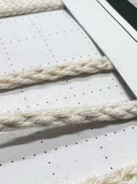 RC1633 Natural Material Cord PART1 Lacy Cotton RC1633 Round Cord 4.0mm[Ribbon Tape Cord] Cordon Sub Photo