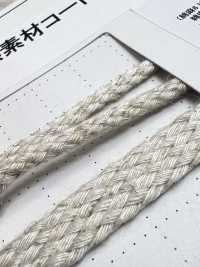 LR2 Natural Material Cord PART2 Linen Rayon 2 Round Cord 4.0mm[Ribbon Tape Cord] Cordon Sub Photo