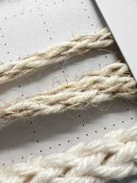 CK2 Natural Material Cord PART2 Cotton Kenaf 2 Bag Cord 7.5mm[Ribbon Tape Cord] Cordon Sub Photo