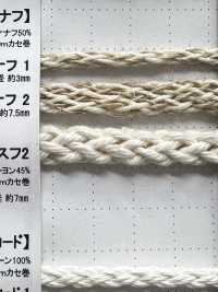 CS2 Natural Material Cord PART2 Cotton Suff 2 Round Cord 7.0mm[Ribbon Tape Cord] Cordon Sub Photo