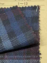 INDIA-312 Indigo-dyed Madras Twill[Textile / Fabric] ARINOBE Sub Photo