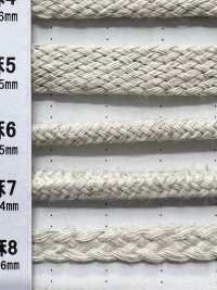 CL6 Natural Material Cord PART 2 Linen 6 Round Cord With Core 3.5mm[Ribbon Tape Cord] Cordon Sub Photo