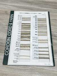 CL6 Natural Material Cord PART 2 Linen 6 Round Cord With Core 3.5mm[Ribbon Tape Cord] Cordon Sub Photo