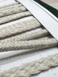 CL7 Natural Material Cord PART 2 Linen 7 Round Cord With Core 4.0mm[Ribbon Tape Cord] Cordon Sub Photo