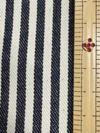 W3333-D Cotton Bold Stripe Hickory Denim 10oz[Textile / Fabric] Yoshiwa Textiles Sub Photo