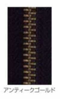 7MGKBC-SLSH-H Head-to-head Metal Zipper, Size 7, Antique Gold, Closed End YKK Additional Images