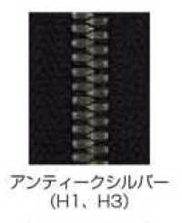 5SGWH3C-SLSH-H Head-to-head EXCELLA® Zipper Size 5 Antique Silver Closed-End Double YKK Additional Images