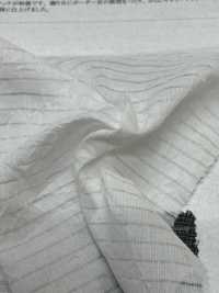 35532 Cordot Organics® 50 Thread Voile Catch Wash Finish Horizontal Stripes[Textile / Fabric] SUNWELL Sub Photo