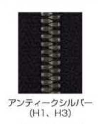 8SGWH3C-SLSB-B Closed-end EXCELLA® Zipper Size 8 Antique Silver Double YKK Additional Images