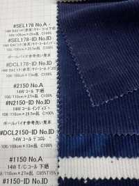 2150-ID 14W Corduroy Indigo[Textile / Fabric] Kumoi Beauty Sub Photo
