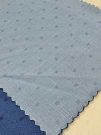 A-1510 Flower & Dot Indigo Print[Textile / Fabric] ARINOBE Sub Photo