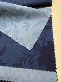 A-1510 Flower & Dot Indigo Print[Textile / Fabric] ARINOBE Sub Photo