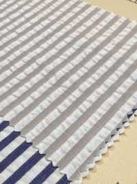 A-7073 Indian Cotton Seersucker Stripe[Textile / Fabric] ARINOBE Sub Photo