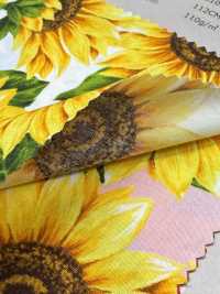 850541 Broadcloth Himawari Oil Painting Touch[Textile / Fabric] VANCET Sub Photo