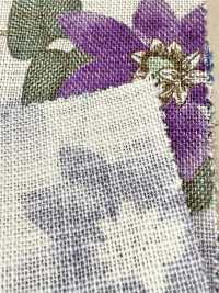 850558 Linen-like Slav Salon De Fleur Clematis[Textile / Fabric] VANCET Sub Photo