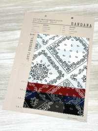 850590 Airbrushing Broadcloth BANDANA CHECKER FLAG[Textile / Fabric] VANCET Sub Photo