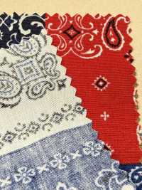 850591 Airbrushing Broadcloth BANDANA PATCHWORK[Textile / Fabric] VANCET Sub Photo