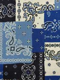 850591 Airbrushing Broadcloth BANDANA PATCHWORK[Textile / Fabric] VANCET Sub Photo