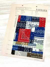 850591 Airbrushing Broadcloth BANDANA PATCHWORK[Textile / Fabric] VANCET Sub Photo