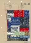 850591 Airbrushing Broadcloth BANDANA PATCHWORK