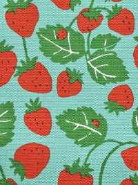 850593 Oxford Strawberry Party Strawberry Field[Textile / Fabric] VANCET Sub Photo