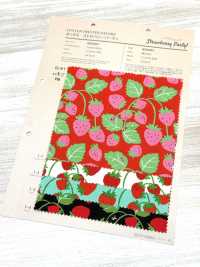 850593 Oxford Strawberry Party Strawberry Field[Textile / Fabric] VANCET Sub Photo